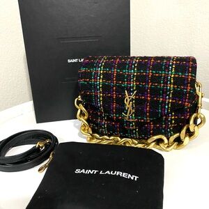 Rare! YSL Multicolor LouLou Tweed Bag